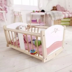 Hape - Rock-a-bye Cradle - Houten Poppenwieg -Duurzamer-speelgoed Winkel 550x550 63