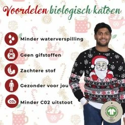 Jule Sweaters Foute Kersttrui Dames & Heren - Christmas Sweater "De Lievelingstrui Van De Kerstman" - 100% Biologisch Katoen - Kerst Trui Mannen & Vrouwen Maat M -Duurzamer-speelgoed Winkel 550x550 707