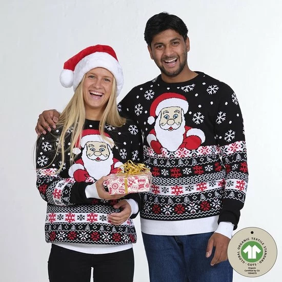 Jule Sweaters Foute Kersttrui Dames & Heren - Christmas Sweater "De Lievelingstrui Van De Kerstman" - 100% Biologisch Katoen - Kerst Trui Mannen & Vrouwen Maat S 5 Jule Sweaters Foute Kersttrui Dames & Heren - Christmas Sweater "De Lievelingstrui Van De Kerstman" - 100% Biologisch Katoen - Kerst Trui Mannen & Vrouwen Maat S - Afbeelding 5