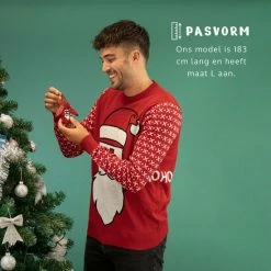 JAP Christmas JAP Foute Kersttrui - Santa Ho Ho Ho - Kerstcadeau Volwassenen - Dames En Heren - Kerst - 4XL - Rood 14 JAP Christmas JAP Foute Kersttrui - Santa Ho Ho Ho - Kerstcadeau Volwassenen - Dames En Heren - Kerst - 4XL - Rood -Duurzamer-speelgoed Winkel 550x550 739