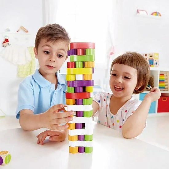 Hape Evenwichtsspel Stacking Veggie 55-delig 4 Hape Evenwichtsspel Stacking Veggie 55-delig - Afbeelding 4