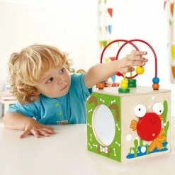 Hape Speelkubus Met Kralenspiraal 12 Hape Speelkubus Met Kralenspiraal -Duurzamer-speelgoed Winkel 550x550 845
