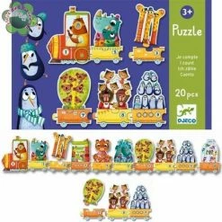 Djeco - Puzzel Trein - Ik Tel - 20 Stukjes -Duurzamer-speelgoed Winkel 550x550 88