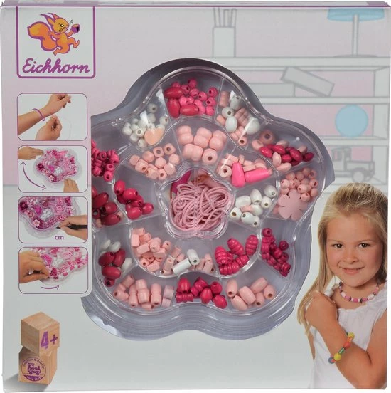Eichhorn EH Wooden Bead Set Flower 6 Eichhorn EH Wooden Bead Set Flower - Afbeelding 6