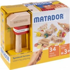 Matador Maker 3+ 34-delig Ki0 Houten Constructiespeelgoed -Duurzamer-speelgoed Winkel 550x553