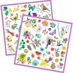 Djeco - Stickers Paradijs - 4 Stickervellen -Duurzamer-speelgoed Winkel 550x559
