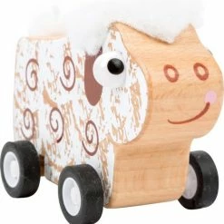 Small Foot Company Small Foot Houten Duwfiguur Schaap Blank/wit 11 X 4,5 Cm -Duurzamer-speelgoed Winkel 550x563 2