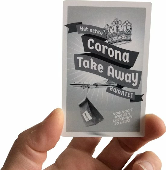 SpellenNel Het Echte Corona Take Away Kwartet - 20 Sets - XL - Coronakwartetspel - Coronakwartet -brievenbuscadeau 4 SpellenNel Het Echte Corona Take Away Kwartet - 20 Sets - XL - Coronakwartetspel - Coronakwartet -brievenbuscadeau - Afbeelding 4
