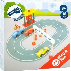 Small Foot Company Houten Racebaan Met Speelset - Geel -Duurzamer-speelgoed Winkel 550x565 12