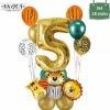 Dieren Ballon Pakket * 5 Jaar * Jungle Ballon * Dieren Feest * Jungle Feest * Verjaardag Feest * Hoera 5 Jaar * Gefeliciteerd * Kinderfeestje * Jungle Party * Snoes