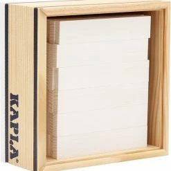 KAPLA Kleur - 40 Plankjes - Wit -Duurzamer-speelgoed Winkel 550x567