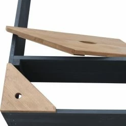 AXI Amy Houten Zandbak Antraciet/Bruin - Incl. Beschermhoes, Opbergruimte En Zitbankjes - FSC Hout - 115x115cm -Duurzamer-speelgoed Winkel 550x567 4
