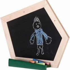 AXI Krijtbord Crooked In Bruin Van Hout - Accessoire Voor Speelhuis Of Speeltoestel -Duurzamer-speelgoed Winkel 550x568 4