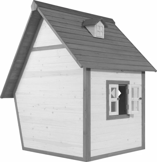 AXI Cabin Speelhuis In Grijs/Wit - Speelhuisje Voor De Tuin / Buiten - FSC Hout - Tuinhuisje Voor Kinderen - 10 Jaar Garantie 4 AXI Cabin Speelhuis In Grijs/Wit - Speelhuisje Voor De Tuin / Buiten - FSC Hout - Tuinhuisje Voor Kinderen - 10 Jaar Garantie - Afbeelding 4