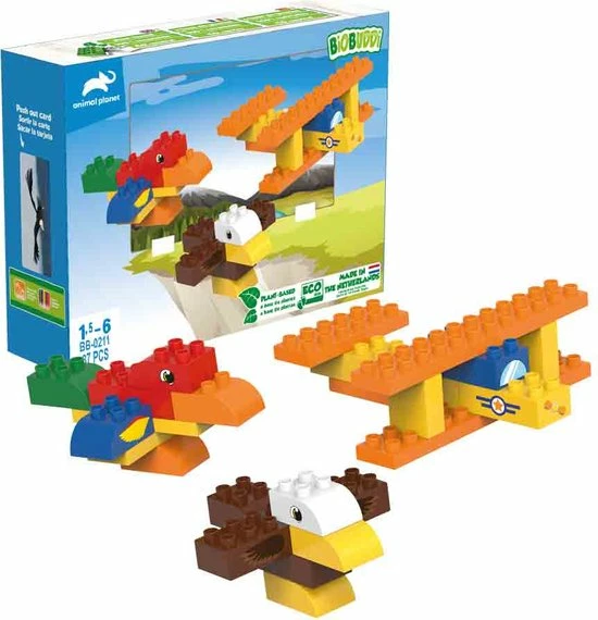 BioBuddi - Animal Planet - Plane (BB-0211) 2 BioBuddi - Animal Planet - Plane (BB-0211) - Afbeelding 2