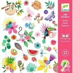 Djeco - Stickers Paradijs - 4 Stickervellen -Duurzamer-speelgoed Winkel 550x573