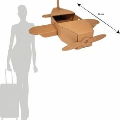 Kartonnen Speelgoed Vliegtuig - Sinterklaas Cadeau - Hobbykarton - KarTent -Duurzamer-speelgoed Winkel 550x573 3