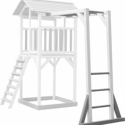 AXI Beach Tower Klimrek In Grijs/Wit - Aanbouw Module Van Hout Voor Speeltoestel Beach Tower - Klim Accessoire Van 205,7cm -Duurzamer-speelgoed Winkel 550x575 6