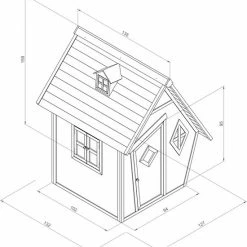 AXI Cabin Speelhuis In Grijs/Wit - Speelhuisje Voor De Tuin / Buiten - FSC Hout - Tuinhuisje Voor Kinderen - 10 Jaar Garantie 22 AXI Cabin Speelhuis In Grijs/Wit - Speelhuisje Voor De Tuin / Buiten - FSC Hout - Tuinhuisje Voor Kinderen - 10 Jaar Garantie -Duurzamer-speelgoed Winkel 550x575 8