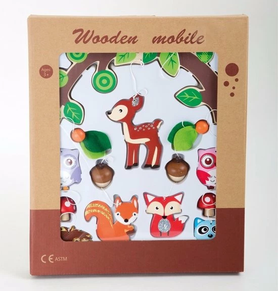 Small Foot Company Small Foot Houten Mobiel Bosdieren 5 Small Foot Company Small Foot Houten Mobiel Bosdieren - Afbeelding 5