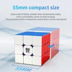 Moyu Weilong WR Maglev 3x3 Speedcube - Magnetisch - Stickerless - Professionele Draai Puzzel Kubus -Duurzamer-speelgoed Winkel 550x577