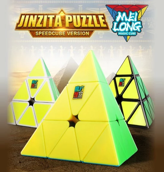 Moyu Meilong Pyraminx -ZWART 9 Moyu Meilong Pyraminx -ZWART - Afbeelding 9