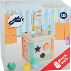 Small Foot Company Small Foot - Motor Activity Cube Pastel -Duurzamer-speelgoed Winkel 550x578 26