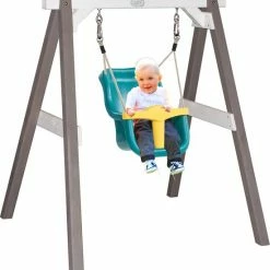 AXI Baby Schommel In Grijs/Wit Met Zitje In Blauw/Geel - FSC Hout - Babyschommel Voor Kindjes Van 9-36 Maanden - Met 4 Grondankers 14 AXI Baby Schommel In Grijs/Wit Met Zitje In Blauw/Geel - FSC Hout - Babyschommel Voor Kindjes Van 9-36 Maanden - Met 4 Grondankers -Duurzamer-speelgoed Winkel 550x581 5