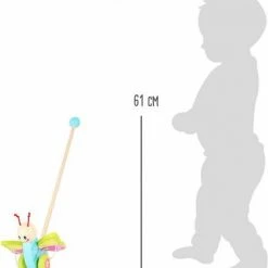 Small Foot Company Small Foot Stokroller Vlinder Hout 61 Cm -Duurzamer-speelgoed Winkel 550x587 1