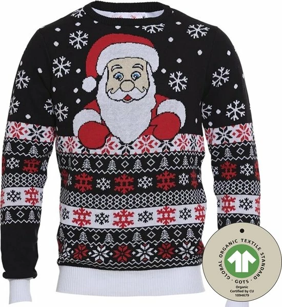 Jule Sweaters Foute Kersttrui Dames & Heren - Christmas Sweater "De Lievelingstrui Van De Kerstman" - 100% Biologisch Katoen - Kerst Trui Mannen & Vrouwen Maat S 1 Jule Sweaters Foute Kersttrui Dames & Heren - Christmas Sweater "De Lievelingstrui Van De Kerstman" - 100% Biologisch Katoen - Kerst Trui Mannen & Vrouwen Maat S