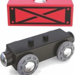 Hape Stoomtrein 5-delig Zwart/rood -Duurzamer-speelgoed Winkel 550x601