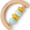 Trixie - Houten Halve Cirkel Rammelaar - Mint Geel