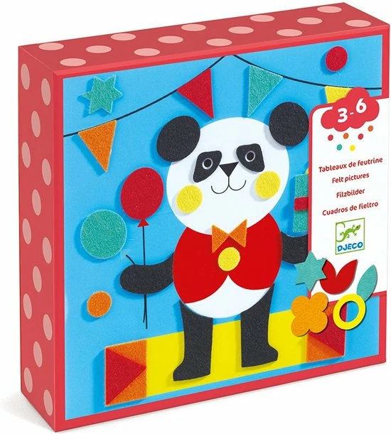 Djeco Viltschilderijen Zachte Beesten 5 Djeco Viltschilderijen Zachte Beesten - Afbeelding 5