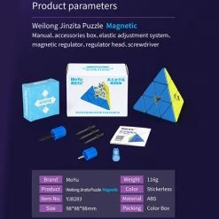 Moyu Weilong Pyraminx Magnetic - STANDARD EDITION -Duurzamer-speelgoed Winkel 550x611 5