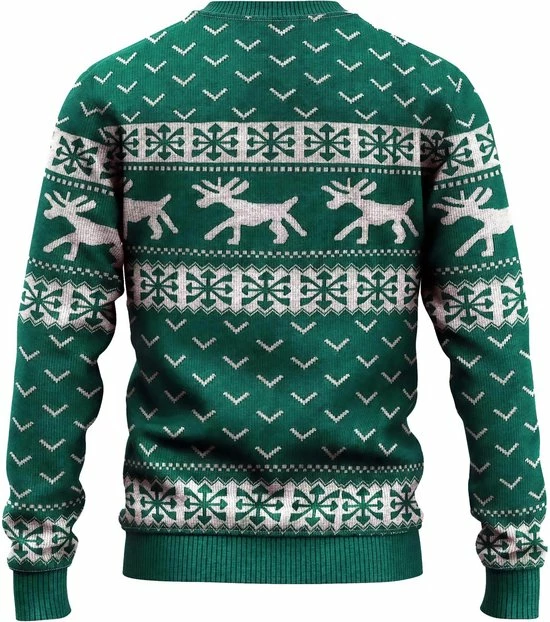 JAP Christmas JAP Foute Kersttrui - Hipster Rendier Met Motieven - Kerst - Dames En Heren - Kerstcadeau - S - Groen 5 JAP Christmas JAP Foute Kersttrui - Hipster Rendier Met Motieven - Kerst - Dames En Heren - Kerstcadeau - S - Groen - Afbeelding 5