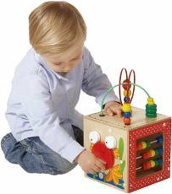 Hape Speelkubus Met Kralenspiraal 10 Hape Speelkubus Met Kralenspiraal - Afbeelding 10