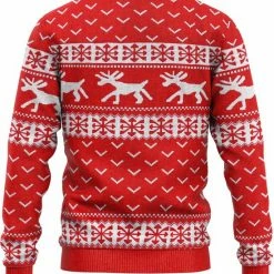 JAP Christmas JAP Foute Kersttrui - Hipster Rendier Met Motieven - Kerst - Dames En Heren - Kerstcadeau - M - Rood 11 JAP Christmas JAP Foute Kersttrui - Hipster Rendier Met Motieven - Kerst - Dames En Heren - Kerstcadeau - M - Rood -Duurzamer-speelgoed Winkel 550x623