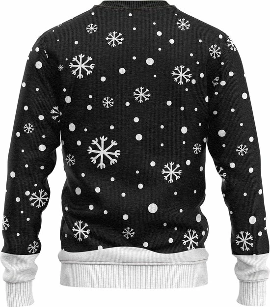 JAP Christmas JAP Foute Kersttrui - Rudolf Het Rendier - Kerstcadeau - Voor Kinderen - Kerst - 3/4 Jaar - Zwart 2 JAP Christmas JAP Foute Kersttrui - Rudolf Het Rendier - Kerstcadeau - Voor Kinderen - Kerst - 3/4 Jaar - Zwart - Afbeelding 2