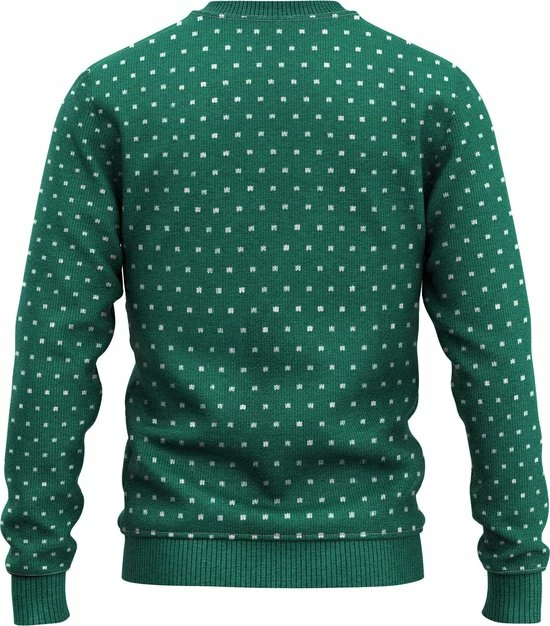 JAP Christmas JAP Foute Kersttrui - Rudolf Met 3D Neus Voor Volwassenen - Kerst - Dames En Heren - Kerstcadeau - XL - Groen 3 JAP Christmas JAP Foute Kersttrui - Rudolf Met 3D Neus Voor Volwassenen - Kerst - Dames En Heren - Kerstcadeau - XL - Groen - Afbeelding 3