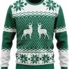 JAP Christmas JAP Foute Kersttrui - Classic One - Kerstcadeau Volwassenen - Dames En Heren - Kerst - M - Groen
