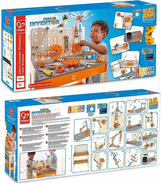 Hape Wetenschaps Werkbank Deluxe 3 Hape Wetenschaps Werkbank Deluxe - Afbeelding 3