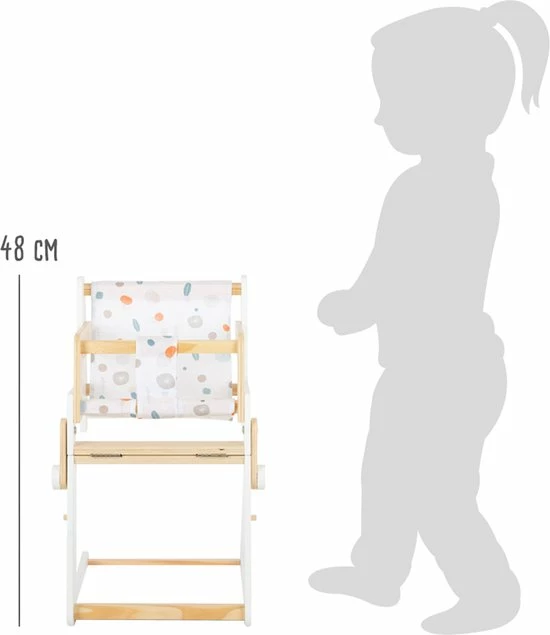 Merkloos Poppenstoel ''Little Button'' - Houten Speelgoed Vanaf 3 Jaar 11 Merkloos Poppenstoel ''Little Button'' - Houten Speelgoed Vanaf 3 Jaar - Afbeelding 11