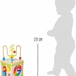 Small Foot Company Houten Speelgoed - Kralenspiraal - Small Foot Training Kubus Met Loop Insecten Hout -Duurzamer-speelgoed Winkel 550x640 2
