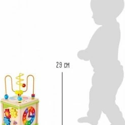 Small Foot Company Houten Speelgoed - Kralenspiraal - Small Foot Training Kubus Met Loop Insecten Hout -Duurzamer-speelgoed Winkel 550x641 2