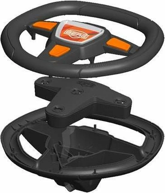 BERG Reppy Racer Skelter - Grijs/Oranje - Met Soundbox - 2,5 Tot 6 Jaar 3 BERG Reppy Racer Skelter - Grijs/Oranje - Met Soundbox - 2,5 Tot 6 Jaar - Afbeelding 3