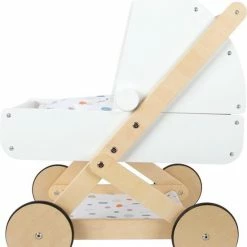Small Foot Company Poppenwagen ''Little Button'' - Houten Speelgoed Vanaf 3 Jaar -Duurzamer-speelgoed Winkel 550x646 1