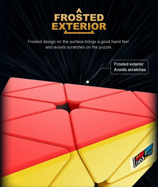 Moyu Meilong Pyraminx -ZWART 17 Moyu Meilong Pyraminx -ZWART - Afbeelding 17