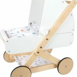 Small Foot Company Poppenwagen ''Little Button'' - Houten Speelgoed Vanaf 3 Jaar -Duurzamer-speelgoed Winkel 550x660