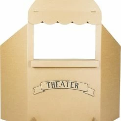 Kartonnen Poppenkast Inclusief Speeldieren - Sinterklaas Cadeau - Hobbykarton - KarTent -Duurzamer-speelgoed Winkel 550x662 1