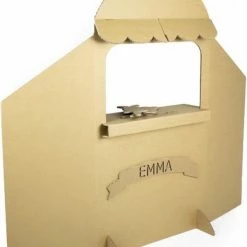 Kartonnen Poppenkast Inclusief Speeldieren - Sinterklaas Cadeau - Hobbykarton - KarTent -Duurzamer-speelgoed Winkel 550x687 3
